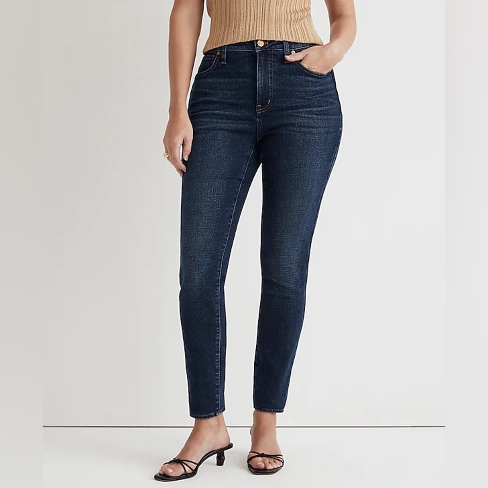 Madewell Curvy High Rise Skinny Jeans Size 28 Kingston Wash